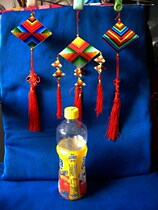 Dragon Boat Festival zongzi sachet winding thread sachet origami diy material diamond colored rope weaving hand-made