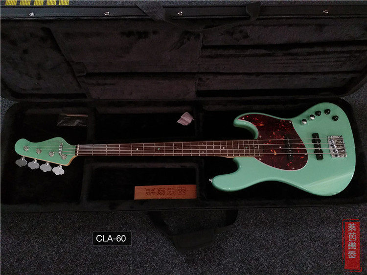 Rhinestone Instruments] MONONRISE CLA-60 Jazz Pickup Four String Surf Green Electric Bass Is Sold