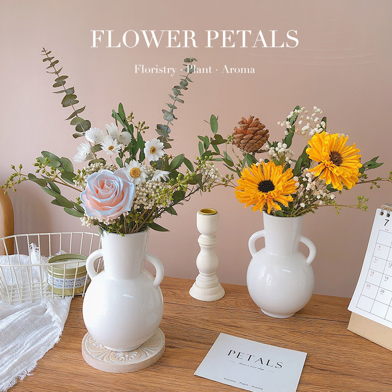 Yongsheng Rose Eugalie Full Star Dried Flowers Bouquet Living-room Furnishing Natural Flowers Flower Arrangement Stall home decoration-Taobao