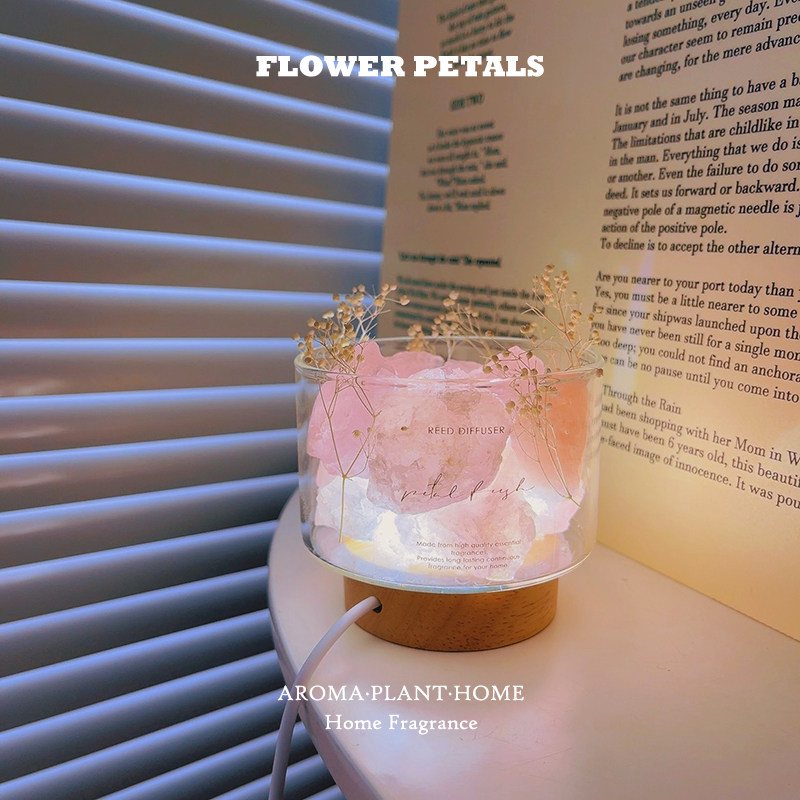 Water Cryolite Expands Fragrant Stone without fire incense Small night light Essential Oils scented scented girl Home Sleep Aids in Sleeping Light Fragrant Pendulum-Taobao