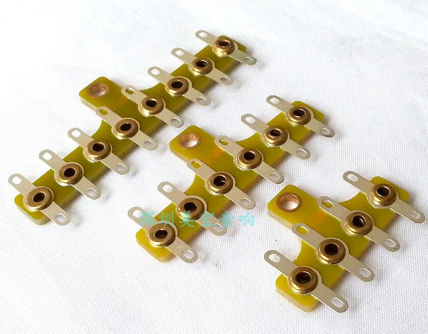 Type 4-position 6-position 8-bit hitch copper spring sheet HIFI Bile Machine Accessories DIY Hitch Rack Bar