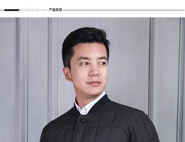 Áo khoác cotton nam trung niên, bố, mặc áo cotton nhẹ, áo khoác cotton nhỏ, áo khoác cotton cỡ lớn, áo khoác áo gió