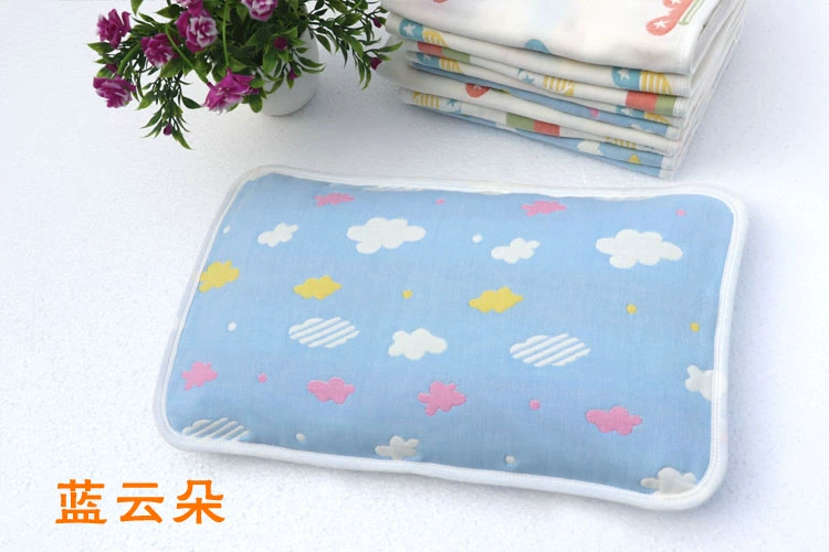 Áo choàng bằng vải gạc sáu lớp gối tựa lưng sofa gỗ