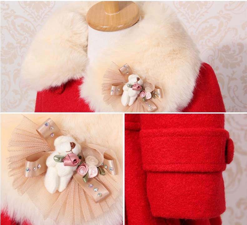 Manteau pour fille en laine - Ref 2162458 Image 29