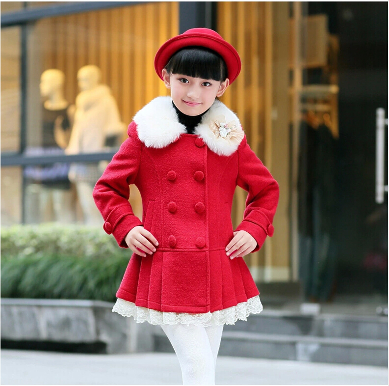 Manteau pour fille en laine - Ref 2162458 Image 14
