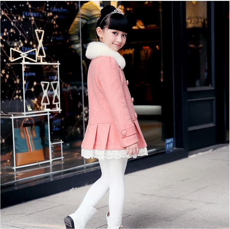 Manteau pour fille en laine - Ref 2162458 Image 21
