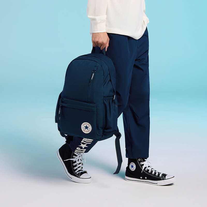 Converse Backpack for Freshmen, School Bag for Junior High School Students, Simple and Lightweight Korean Style Youth Backpack Converse Backpack for Freshmen, School Bag for Junior High School Students, Simple and Lightweight Korean Style Youth Backpack