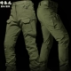 Флисовые тактические зеленые штаны
