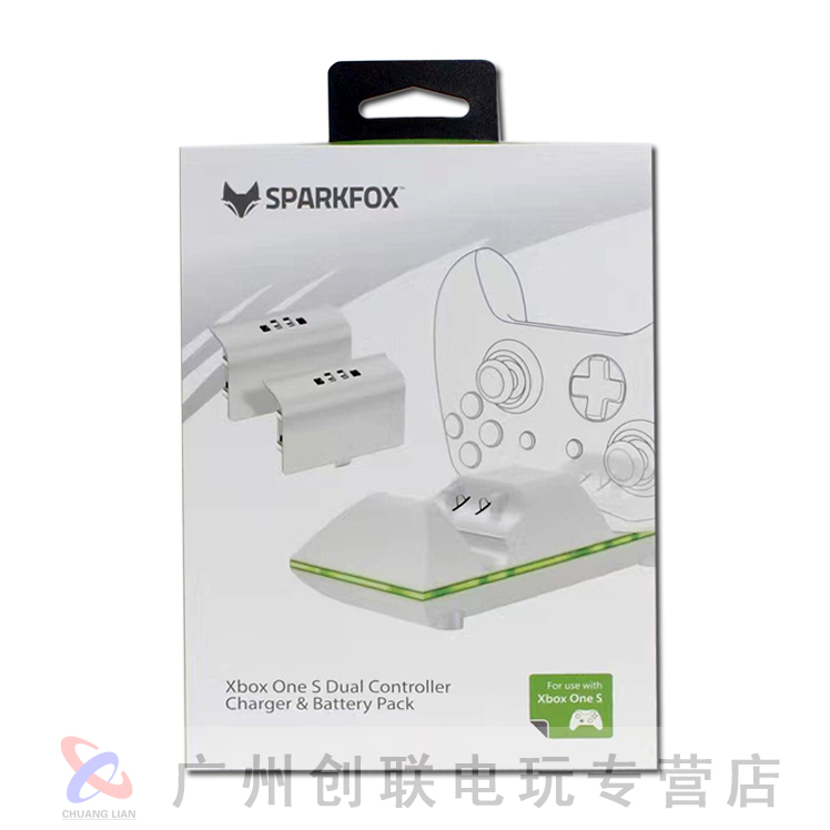 Flash Fox Bộ sạc điều khiển Microsoft Xbox One S chính hãng + Phụ kiện pin kép - XBOX kết hợp tay cầm xiaomi