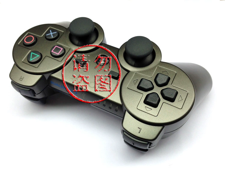 Sony gốc PS3 điều khiển không dây Bluetooth xử lý sáu trục rung PC rung máy tính game controller