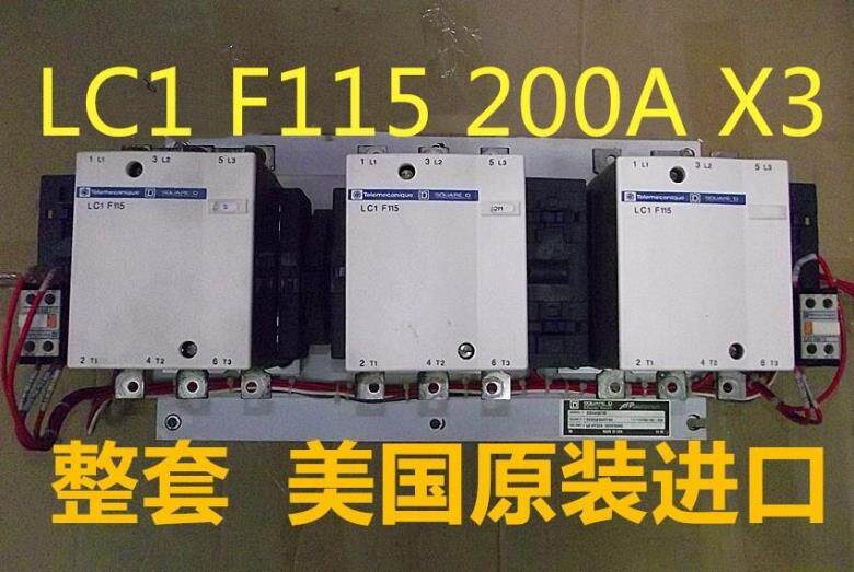 Schneider LC1 F 115 contactor made in France with auxiliary contacts LX1FF110 3 pcs in a set Special price