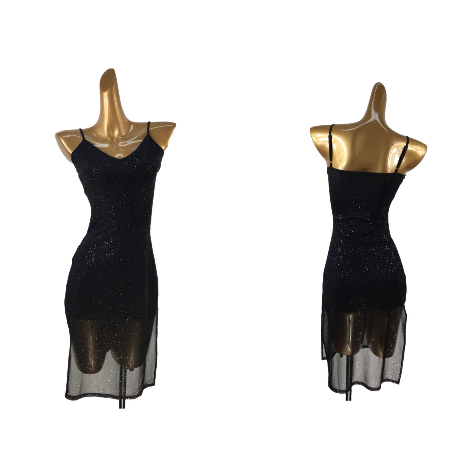 soso original black anti-light leggings women's 2020 shorts gauze flash jumpsuit dance dress