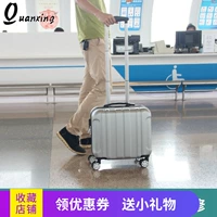 Xiao Đặng khung phổ biến bánh xe kinh doanh trường hợp xe đẩy 20 inch nam và nữ 16 sinh viên du lịch hành lý mini 18 inch hành lý vali kéo giá rẻ 100k