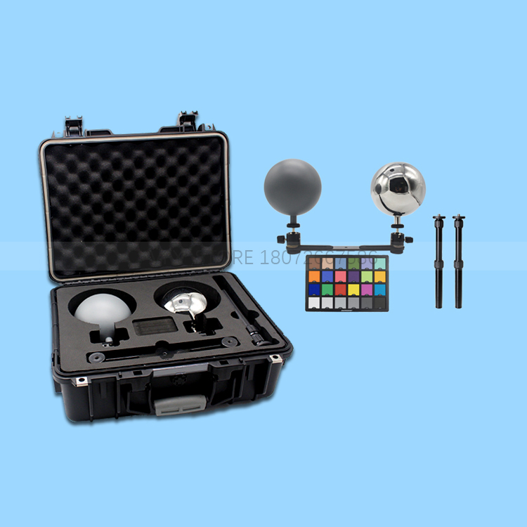 vfx store custom 12 6CM movie shooting ball HDRI ball 18 degree gray ball visual effect ball reflection collection ball