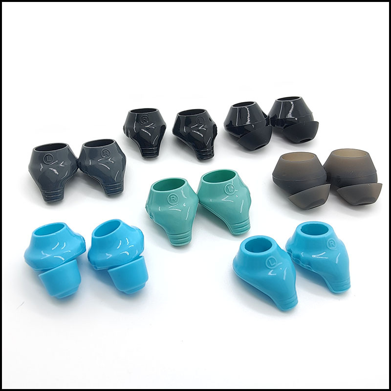 The Silicone Earphone Case Is Suitable for Jbl Ironman Yurbuds/Grip100 200 400 Flat-Head Earbuds Converted to In-Ear Type