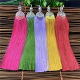 Металлическая подвеска с кисточками, ханьфу, аксессуары, 15см