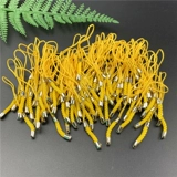 DIY Аксессуар с аксессуарами, ремешок, мобильный телефон, серебряная плюшевая застежка, игрушка, подвеска