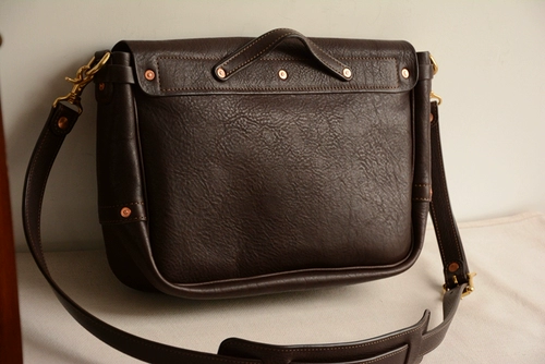 Кожаная ретро сумка через плечо, Италия, воловья кожа