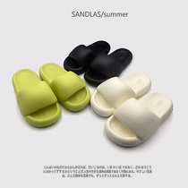 Summer trampled with heightened thick bottom sandals Waterproof Bathroom Soft Bottom Home Beach Shoes Outwear Sandal Trend