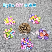 Vải nhỏ blythe búp bê thay đổi trang điểm sửa đổi DIY buồn ngủ kéo dây kéo vòng hạt đính hạt búp bê với các phụ kiện trang trí