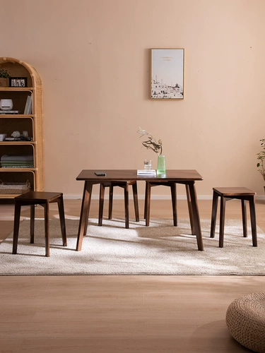 Персиковый современный кофейный стульчик для кормления из натурального дерева для домашнего использования