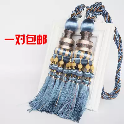 Boutique curtain accessories wooden beads hanging ball curtain tie ball accessories curtain European tassel hanging ball