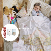 France Atelier Choux baby baby high-end dense organic cotton soft double-sided printing autumn and winter thick quilt