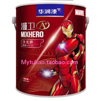 China Resources lacquer Marvel A series wall paint environment protection super anti-stain and anti-mildew super antibacterial net aldehydes
