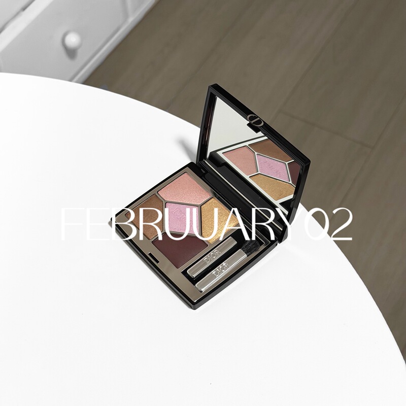 [in Stock] Dior 2026 Autumn New Collection Zozo Collaboration Limited Edition Five-Color Eyeshadow 644 Blush 458