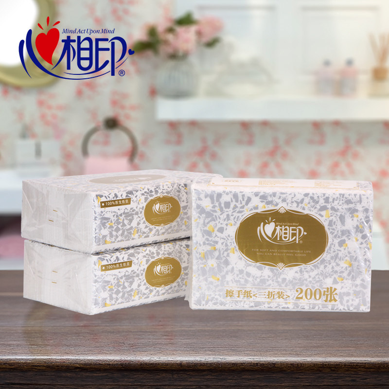 Heart Phase Print Toilet Paper Kitchen Towel Towels Toilet Paper Dry Toilet Paper Home Office Multifunction Paper 6 Packaging