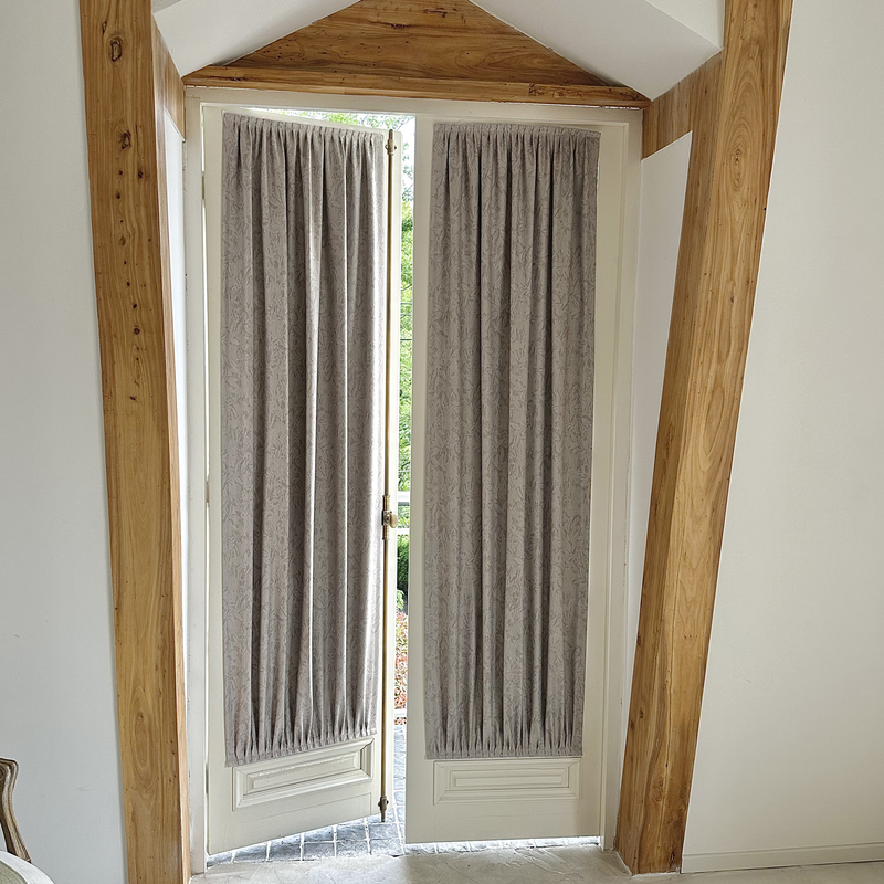 Curtains and Door Curtains, No-Drill Installation, Magic Tape for Glass Doors, Privacy Protection for Bathroom, Bedroom, Sunshade, Sun Protection, Light Blocking