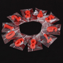 Big red digital candle opp bagged childrens birthday party supplies Creative birthday cake digital candle