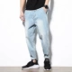 Mùa đông 2018 mới thẳng 9 điểm quần jeans nam cộng với quần skinny hậu môn to béo mập phiên bản Hàn Quốc của quần nam triều áo nam