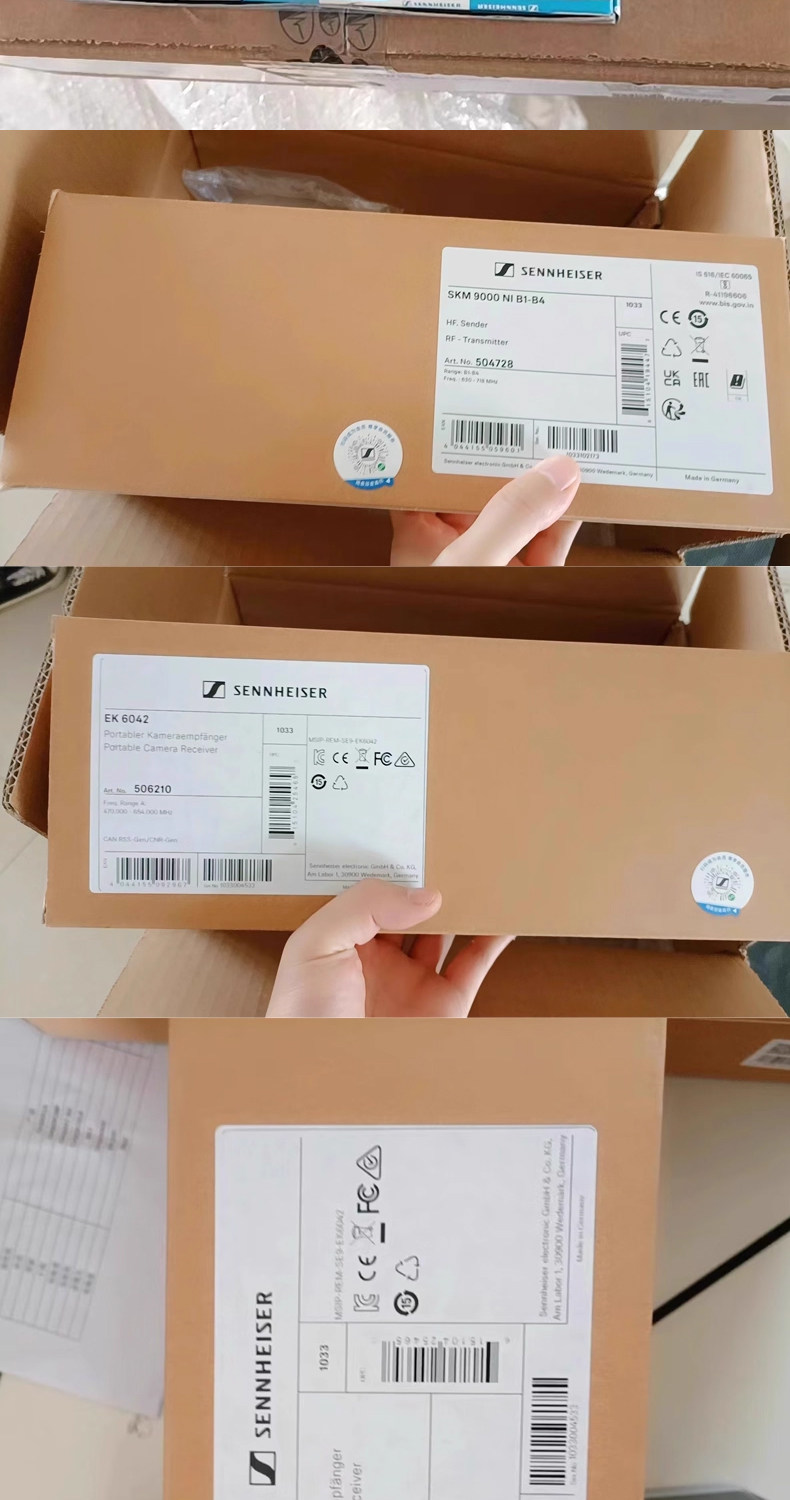 森海塞尔skm9000-EM6000-KK205高端手持无线直播录音电容麦话筒