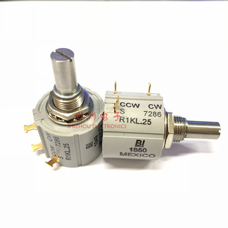 Original imported American BI 7286 precision multi-turn potentiometer 10 laps 2W R 1K 2K 5K 10K