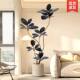 Artificial Rubber Tree Green Plant Faux Plant for Living Room, Light Luxury Imitation Flower Decorative Tree, Large Indoor Potted Floor-Standing Ornament