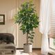 Artificial Green Plant Happiness Tree Indoor Decoration Floor-Standing Potted Plant Large Artificial Green Plant Living Room Fake Flower Artificial Flower Decoration
