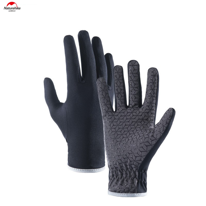 NH Norwegian air-permeable light and thin abrasion resistant full finger silicone glove High-play resistant UV-Touch Screen Anti-slip glove