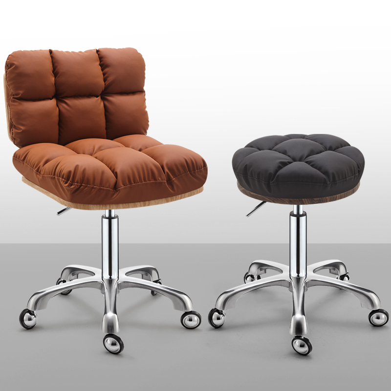 Beauty Stool Lift Swivel Round Stools Large Bench Hairdresswear shop Slip Wheelchair Beauty stool Makeup No Card Hair Salon Chair