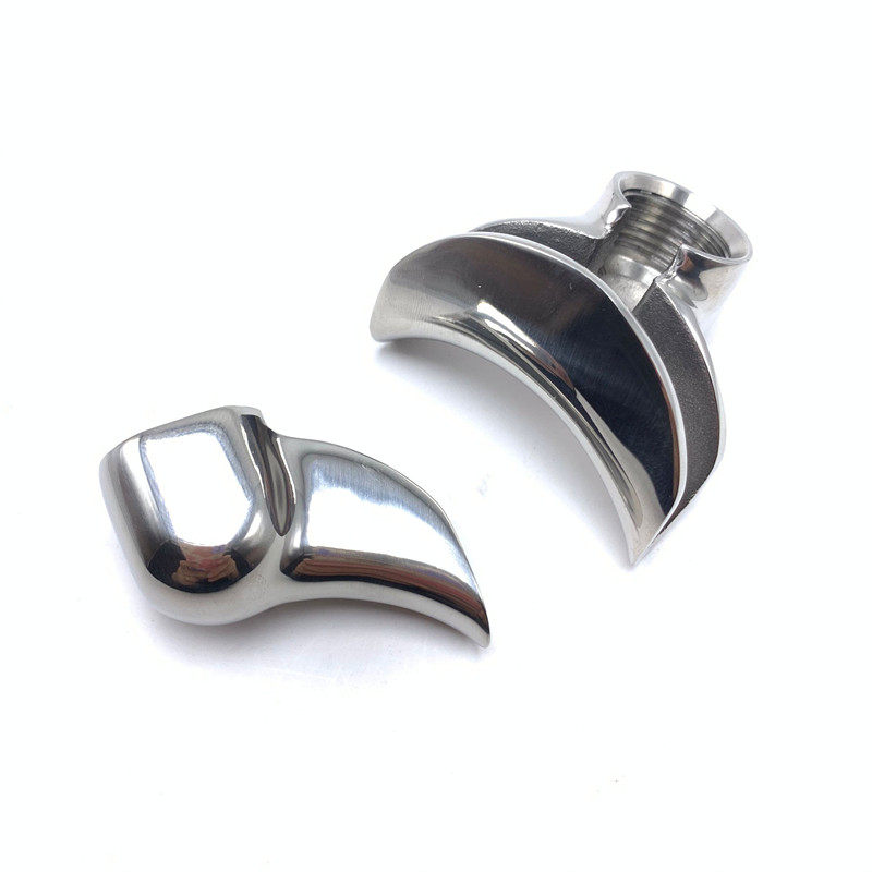 Coffee machine accessories Semi-automatic coffee machine handle double flow nozzle diversion nozzle handle double split nozzle