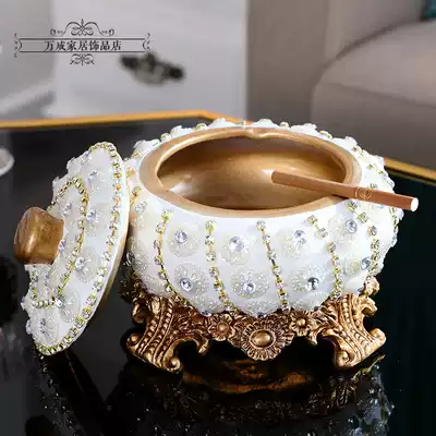 Large creative ashtray personalized household with lid multifunctional ashtray living room coffee table ornaments KTV dedicated