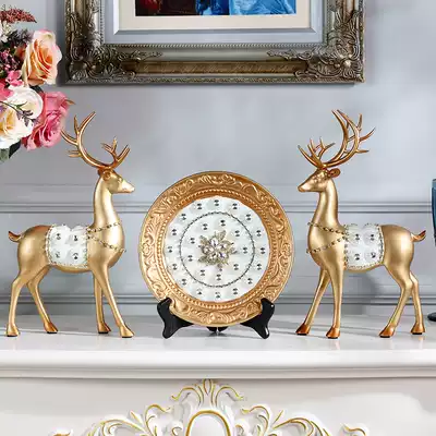 Zhaicai deer wine cabinet decorations ornaments TV cabinet home furnishings creative opening gifts girlfriends wedding gifts