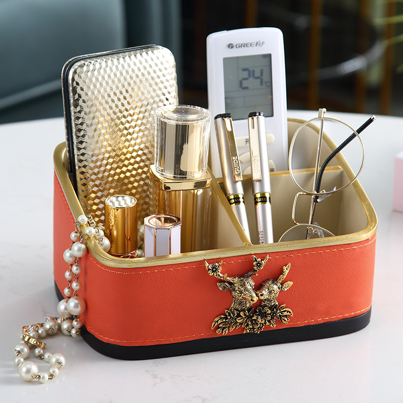 Creative luxury collection box Household tea table storage box beauty salon cosmetics collection artifacts