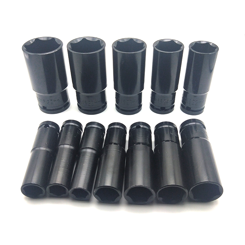 Electric screwdriver sleeve head inner socket head sleeve head tool electric drill bushing pneumatic wrench sleeve plate hand big fly 8-32mm