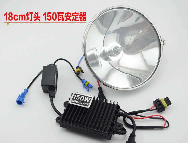 Đèn Xenon săn 55 watt 100w chiếu sáng ngoài trời Đèn pin Xenon chói lóa tìm kiếm đèn pha bắn cá đêm dài đèn pin công an