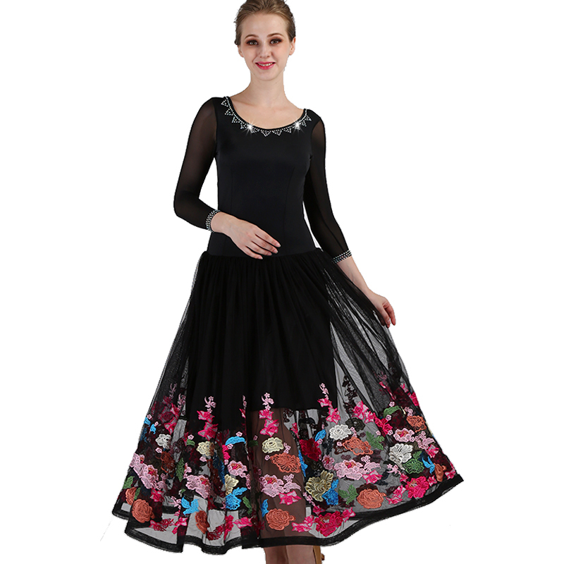 Ballroom Dance Dresses Artistic Examination Dresses for Adult Modern Dance Performance Competition Dresses for Social Dance