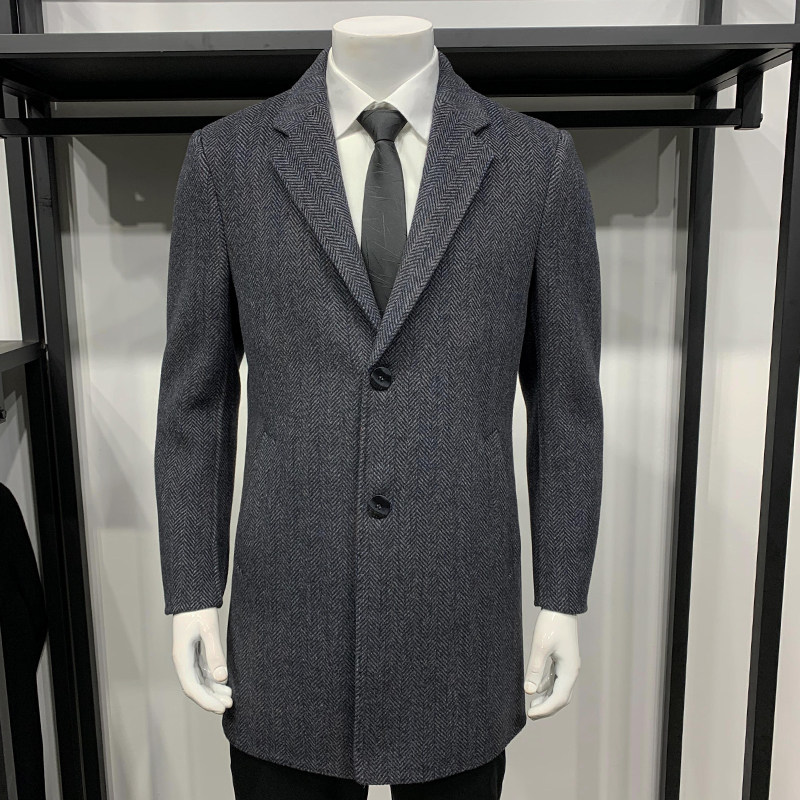 ABE big card manufacturer with long version double sided, casual coat 2020 new trend minimalist wool coat man