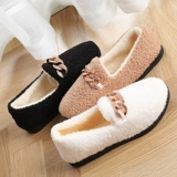 Удерживающие тепло тапочки, нескользящая обувь на платформе, туфли для беременных, мягкая подошва