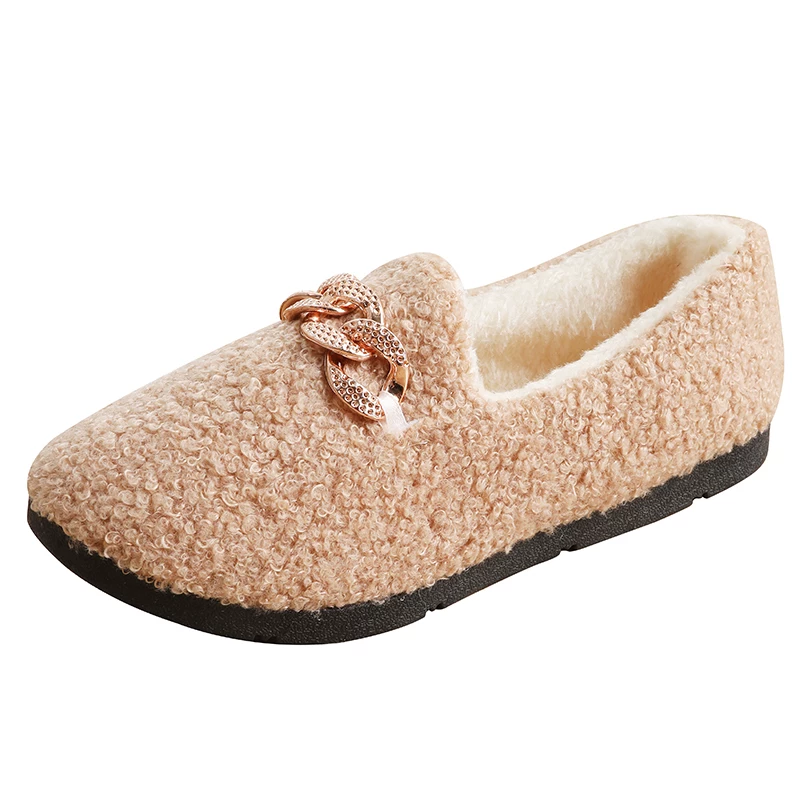 Keep warm non-slip slippers for pregnant, soft sole