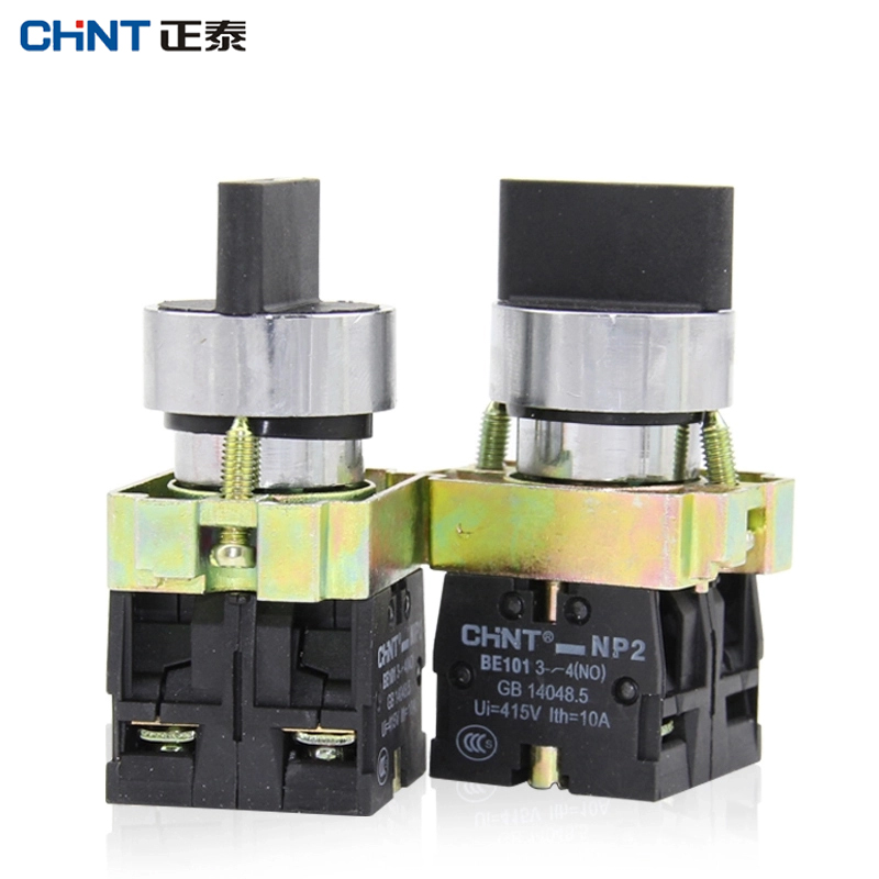 Chint NP2-BD25 Chint Button (Metal) Two-position Knob Switch One Normally Open One Normally Closed